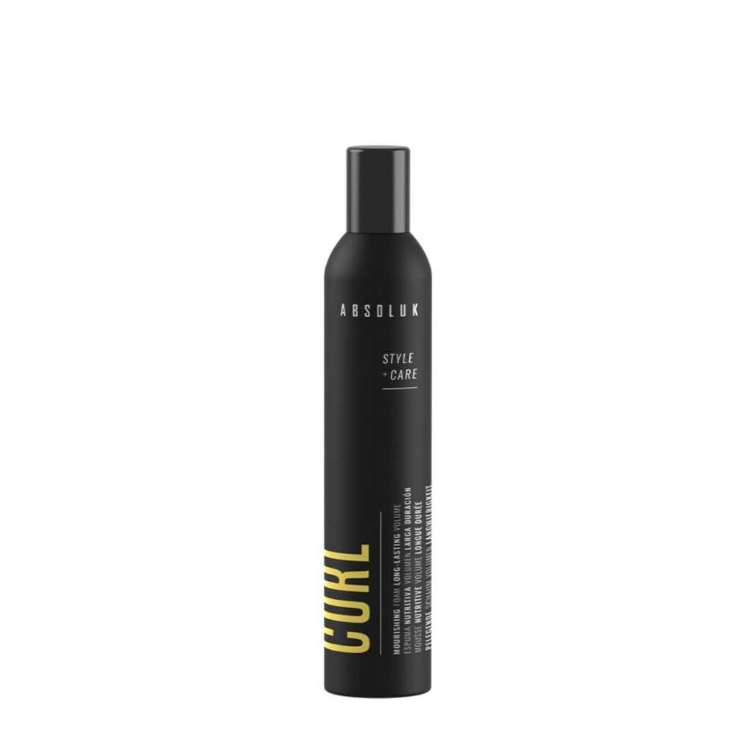 Absoluk Style & Care Curl espuma nutritiva larga duración