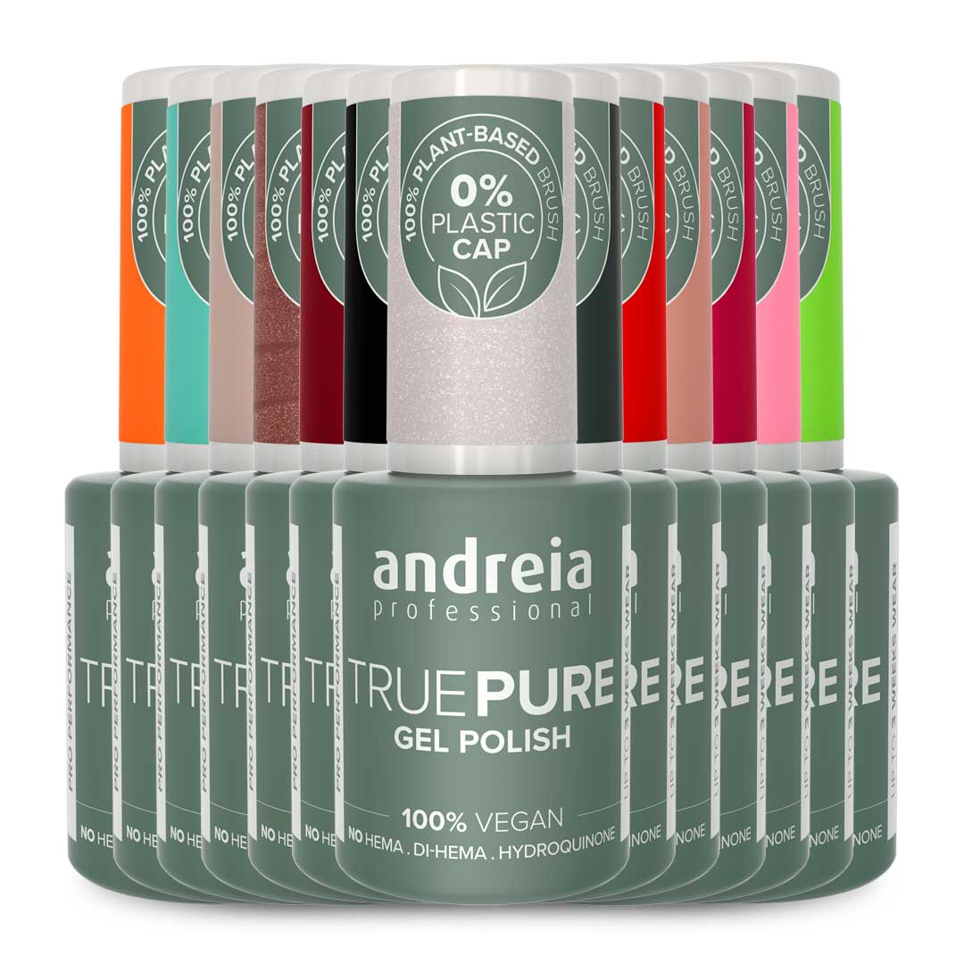 Andreia True Pure esmalte de uñas de gel colección completa