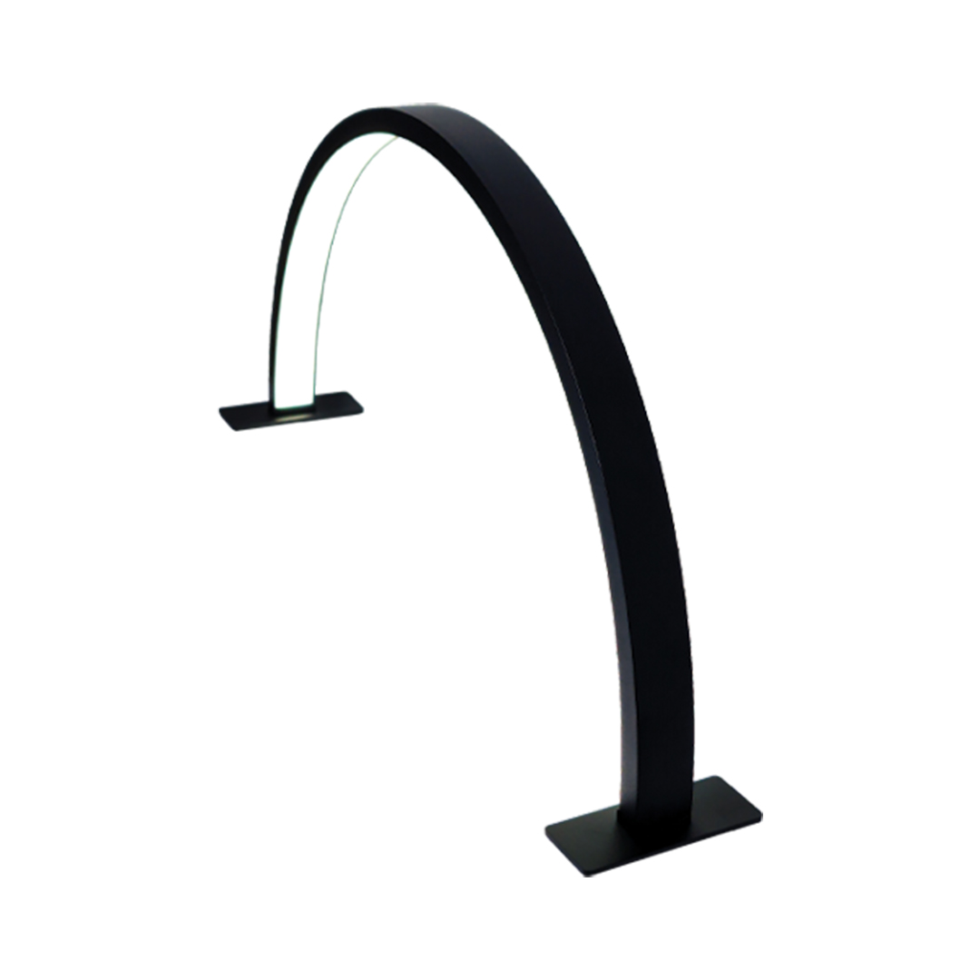 Lookimport candeeiro de mesa meia lua preto