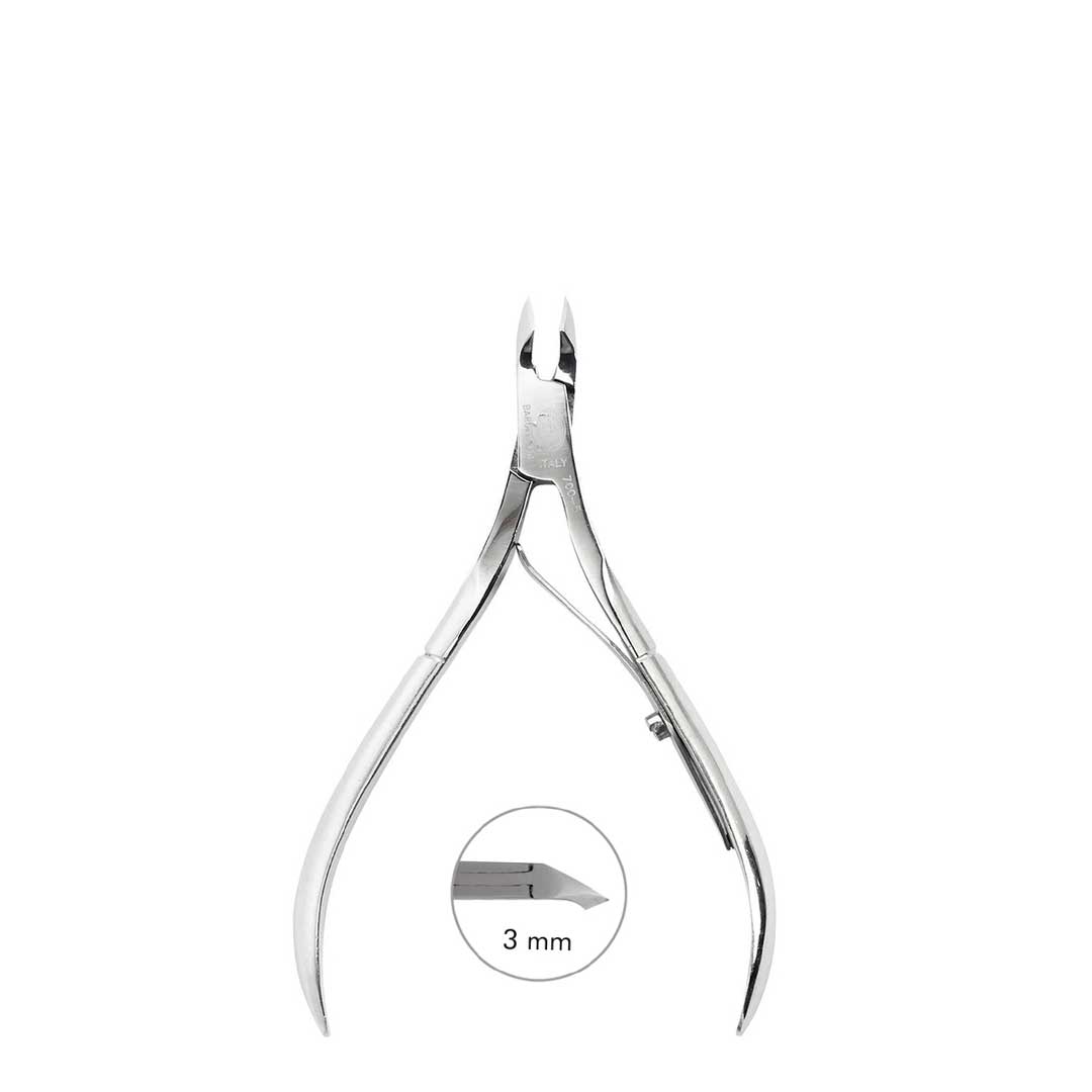 Baruffaldi alicate para cutículas aço 10cm ref 700-3 - 3mm