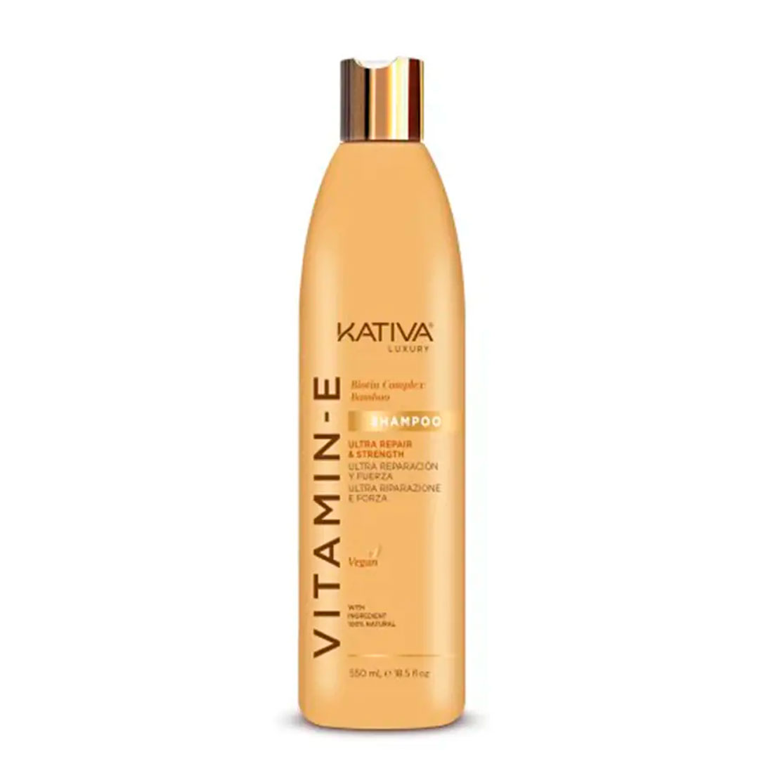 Kativa Vitamin-E champú biotin bambu