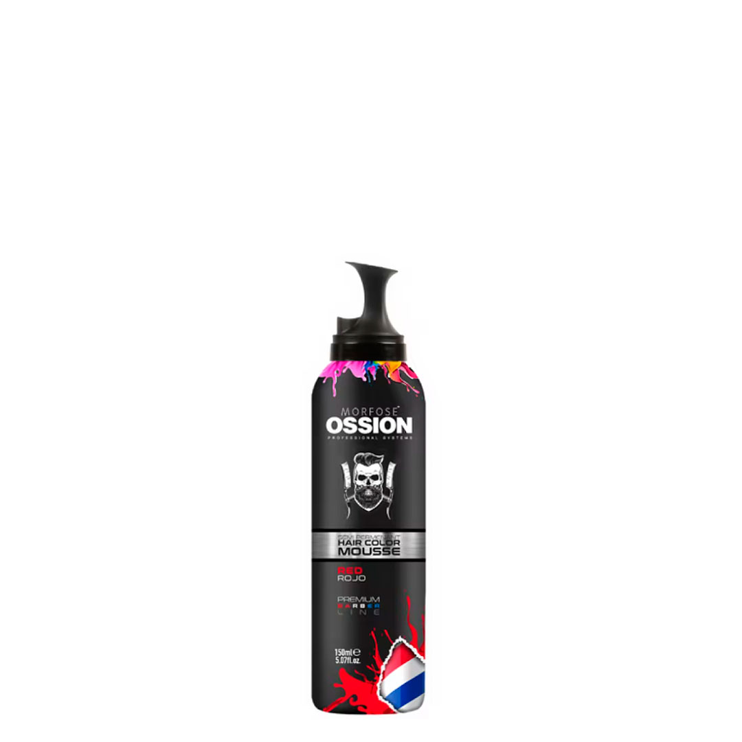 Ossion hair color mousse rojo