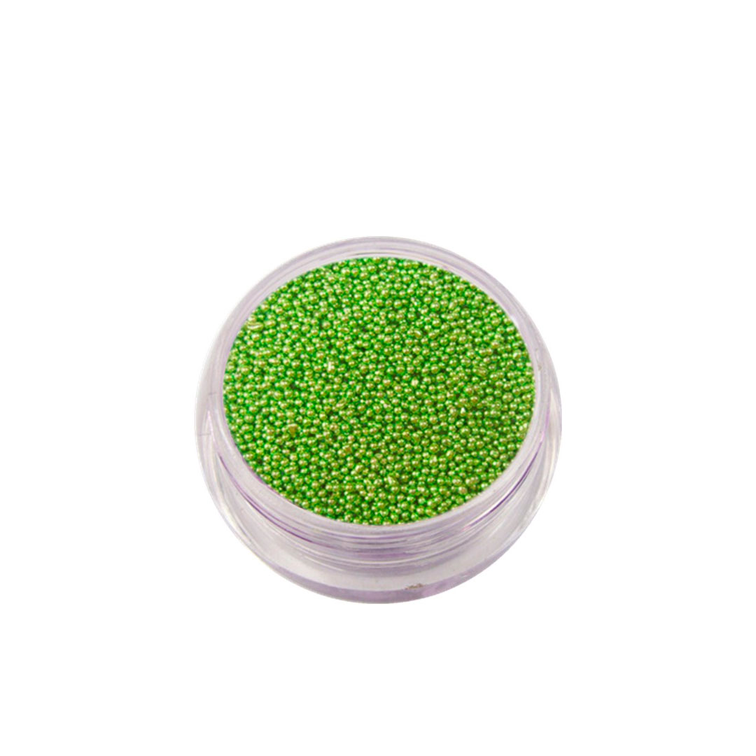 Lookimport glitter nail art caviar verde G10