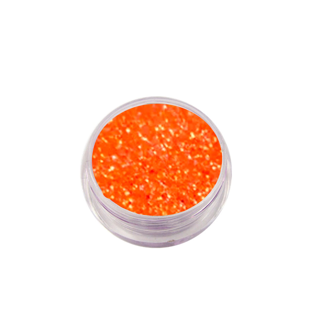 Lookimport glitter nail art limalhas laranja G33