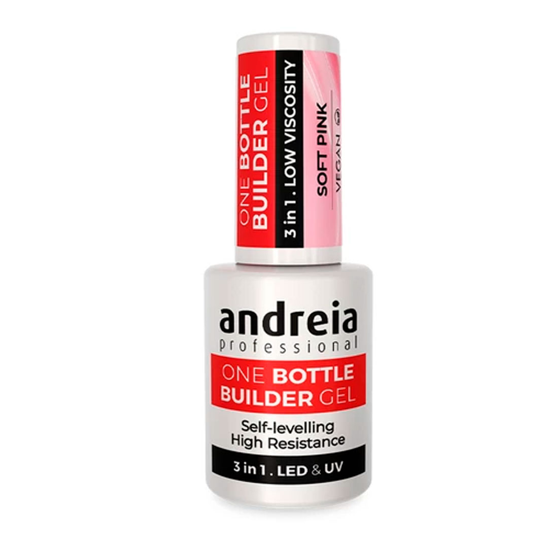 Andreia One Bottle gel de construcción de uñas soft pink