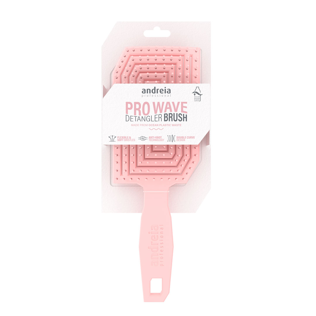 Andreia escova Pro Wave detangler brush - pink