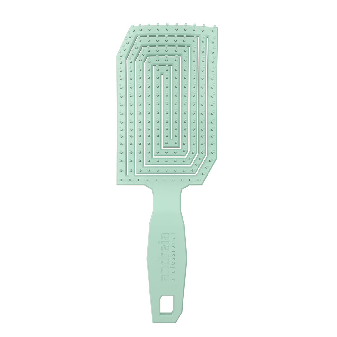 Andreia escova Pro Wave detangler brush - green