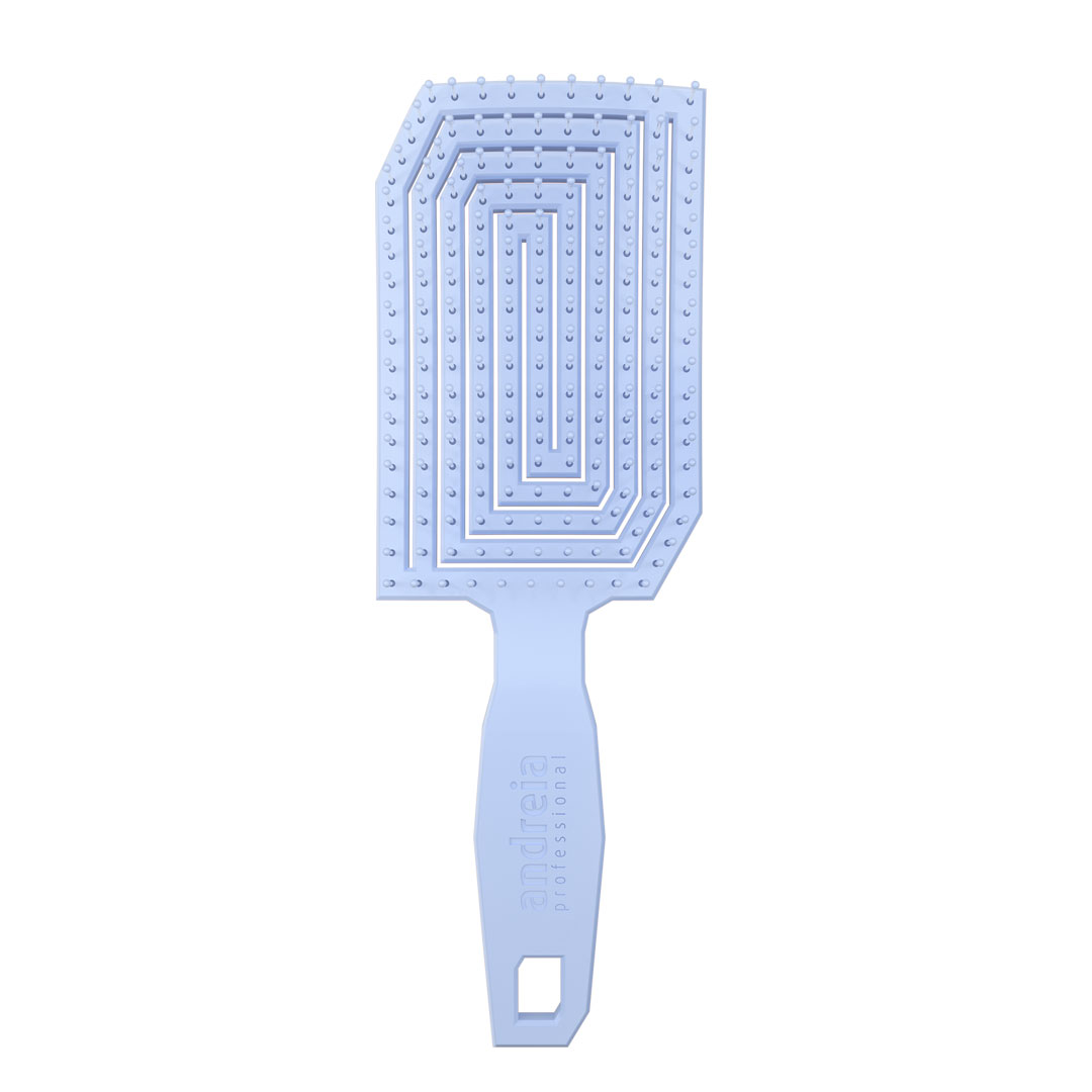 Andreia escova Pro Wave detangler brush - blue