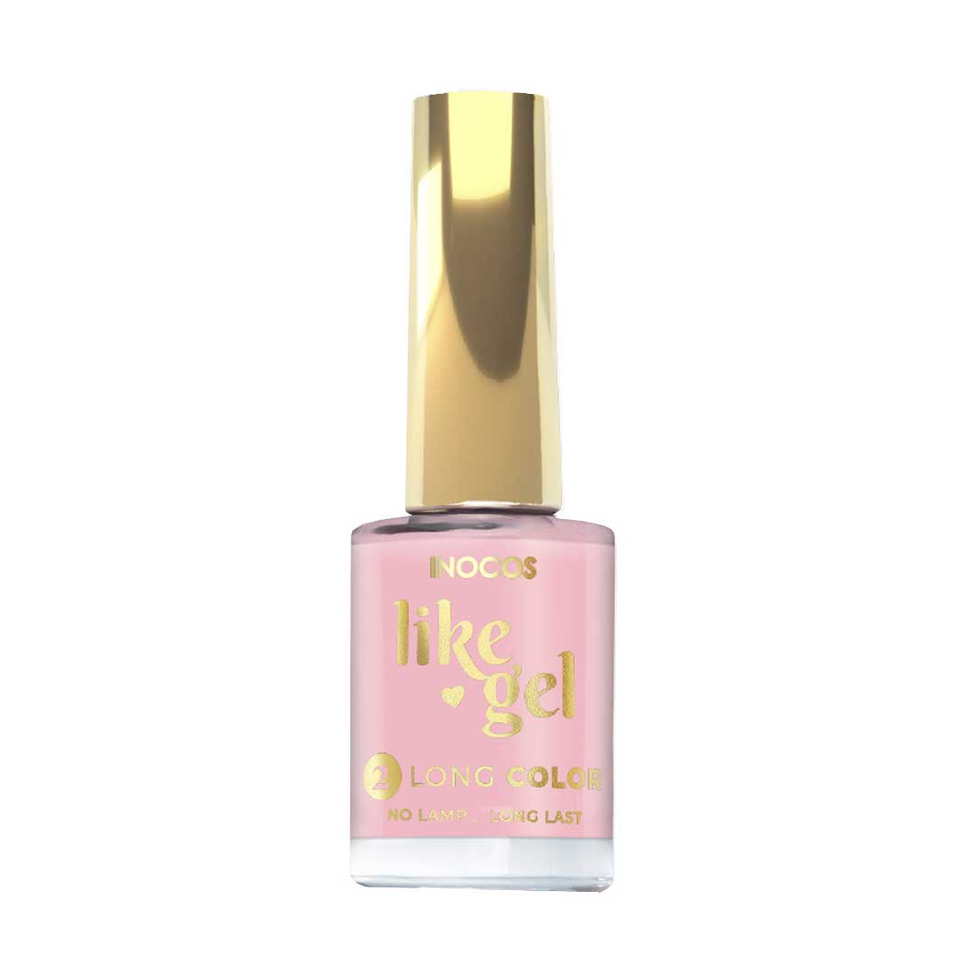 Inocos Like Gel verniz de unhas efeito gel 177 rosa suave