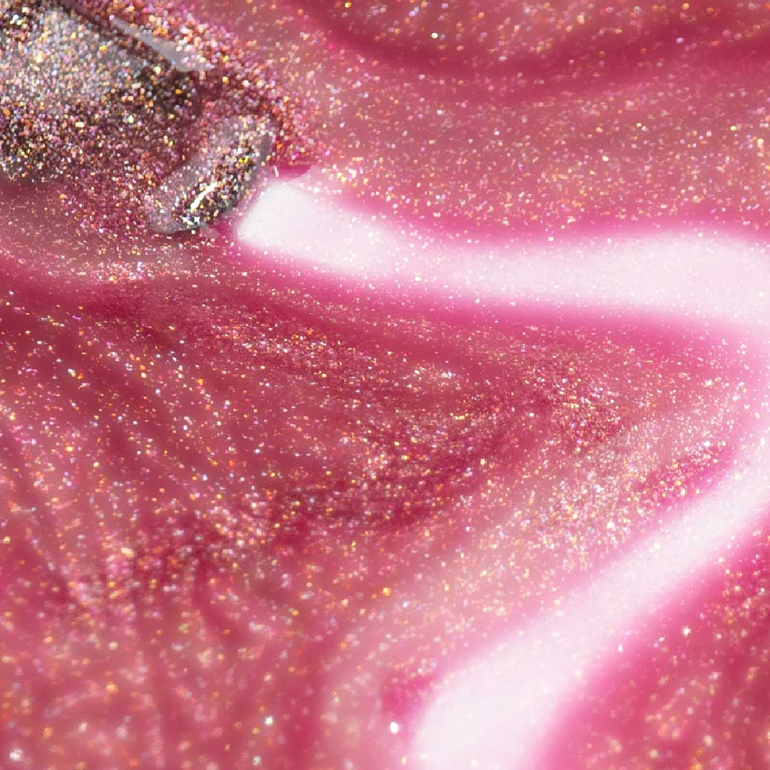 Inocos Like Gel verniz de unhas efeito gel 181 nude intenso glitter