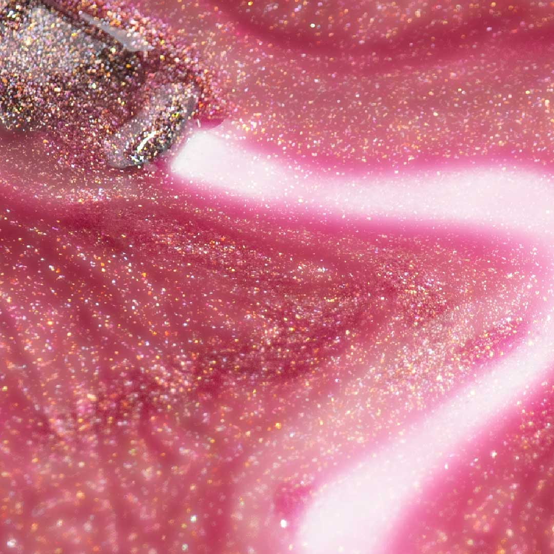 Inocos Like Gel esmalte de uñas efecto gel 181 glitter nude intenso