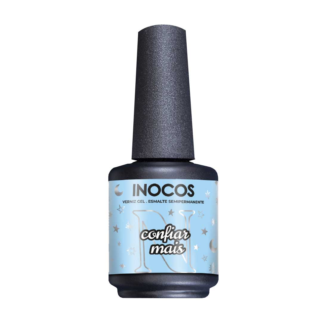 Inocos verniz gel A Million Dreams confiar mais MD3 azul suave