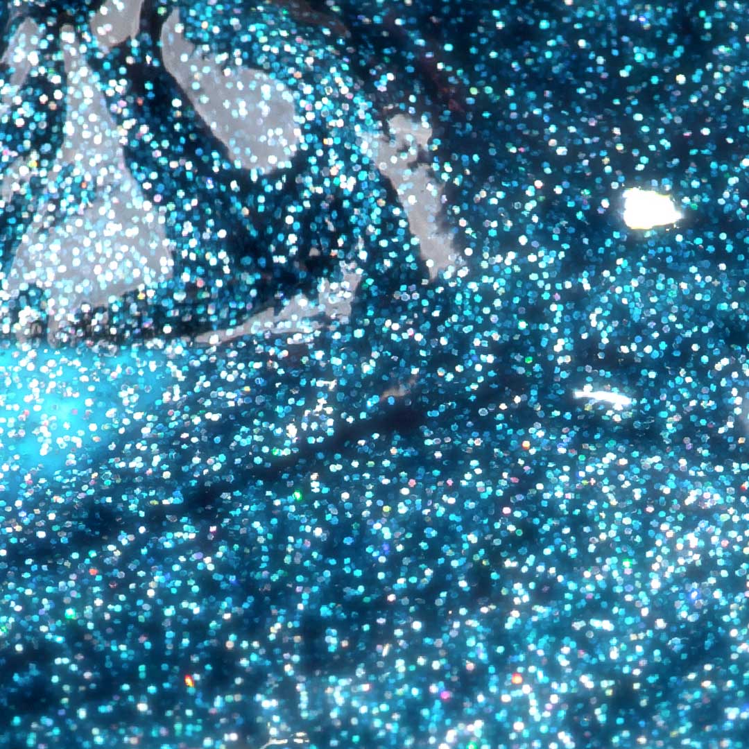 Inocos verniz gel A Million Dreams elogiar mais MD4 azul glitter holo