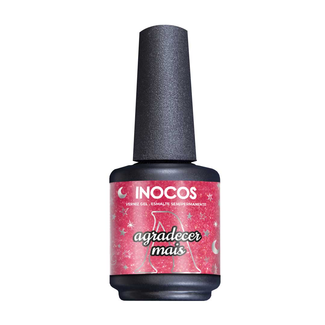 Inocos verniz gel A Million Dreams agradecer mais MD5 nude intenso glitter