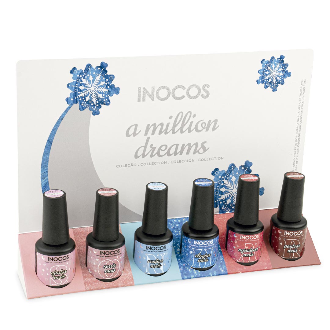 Inocos esmalte gel colección A Million Dreams con expositor