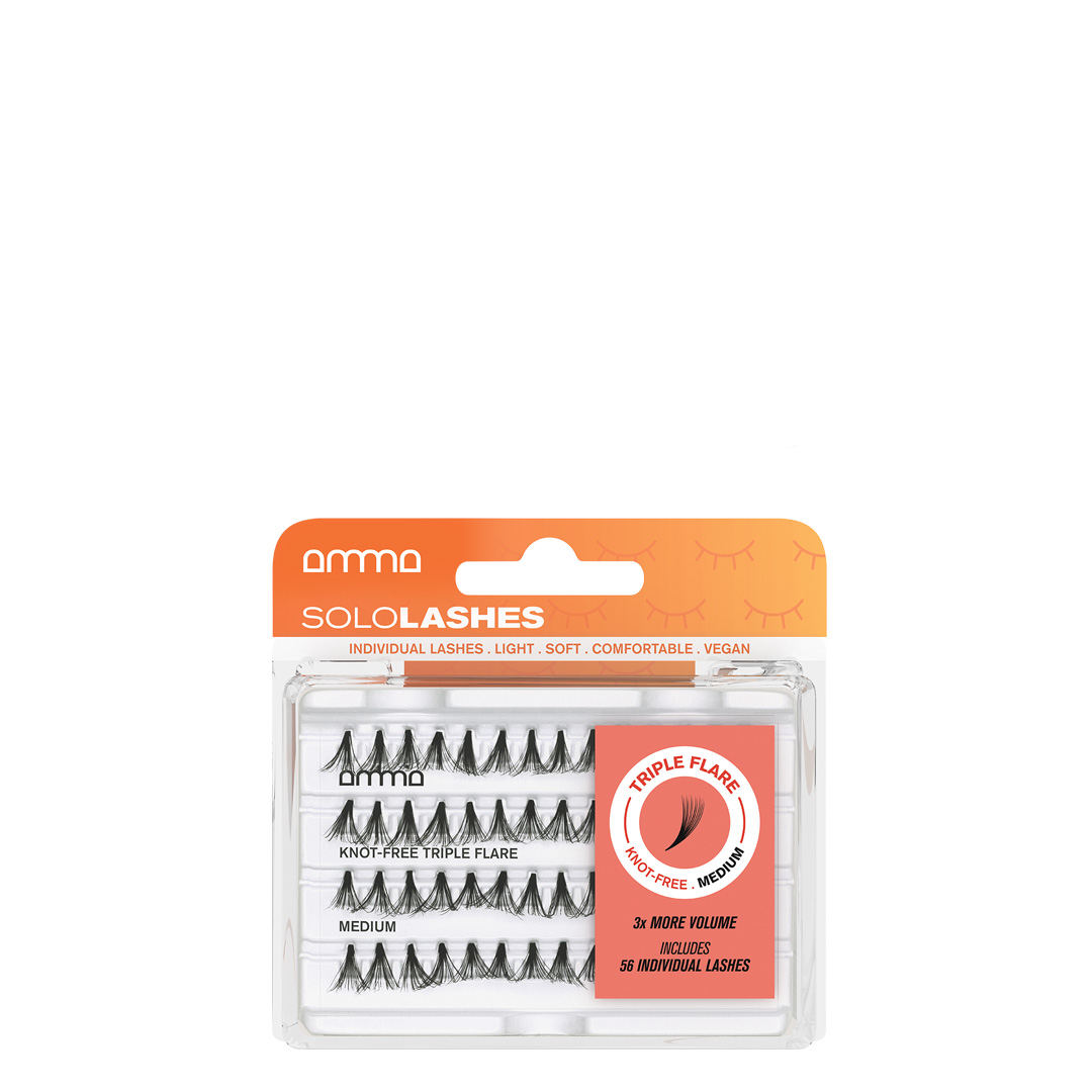Andreia pestañas solo knot-free triple flare m
