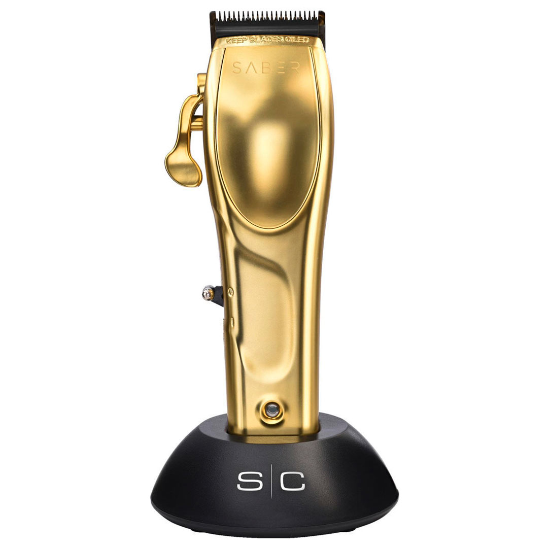 StyleCraft Saber Brushless metal clipper dorado