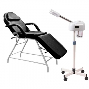 Lookimport Paquete camilla estética y vaporizador ozono