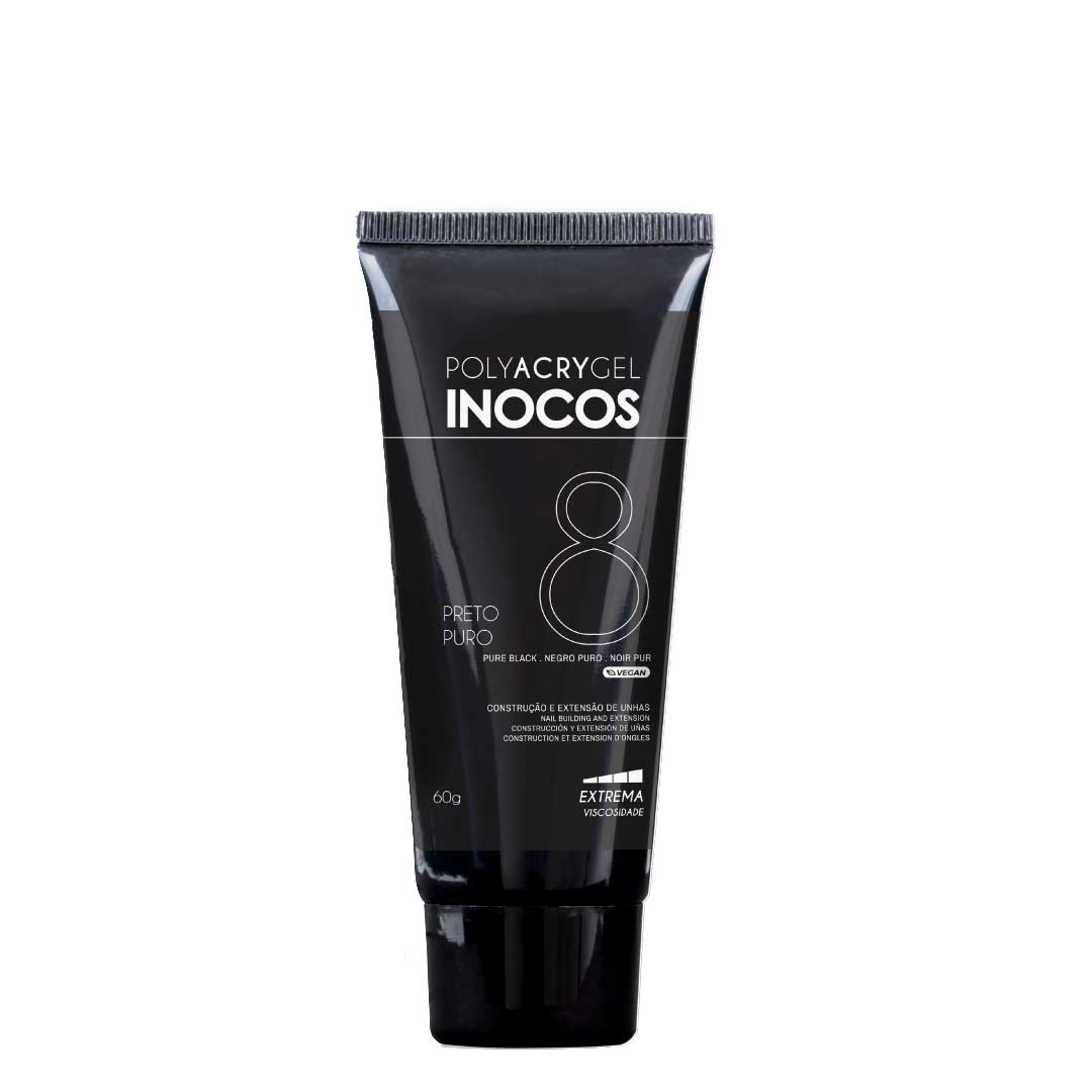 Inocos polyacrygel bisnaga 8 negro puro