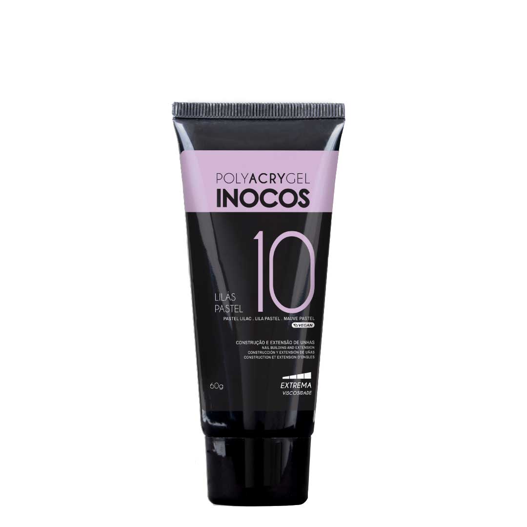 Inocos polyacrygel bisnaga 10 lilás pastel