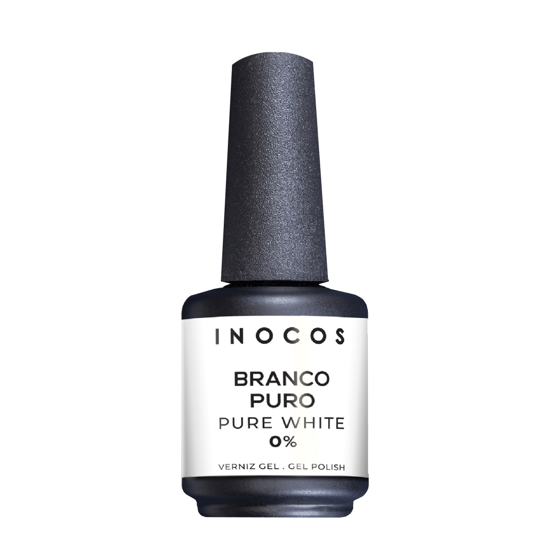 Inocos verniz gel You and Me branco puro 0%