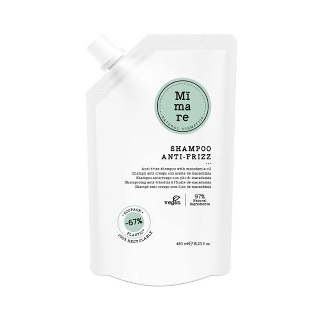 Mimare Anti Frizz champô com óleo macadâmia