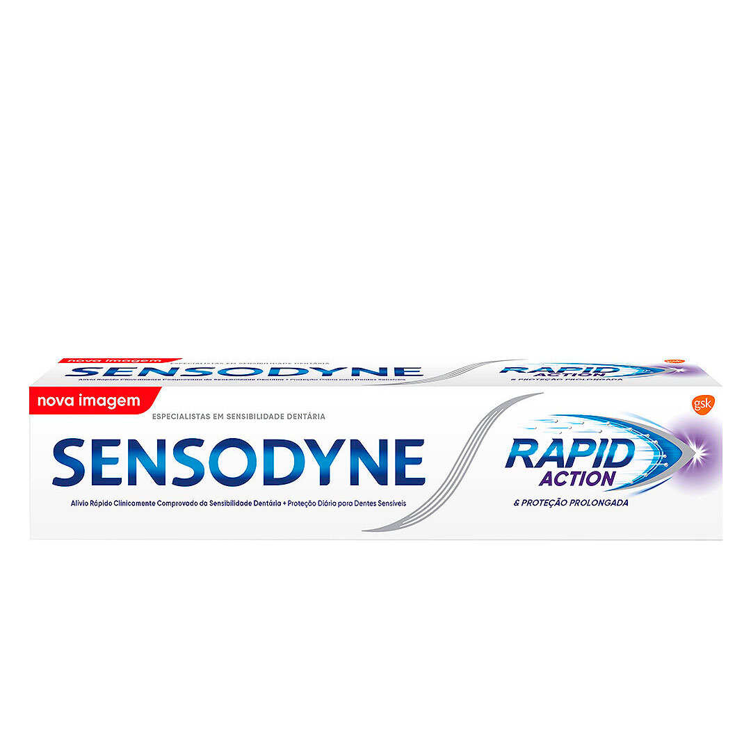 Sensodyne pasta dos dentes rapid action