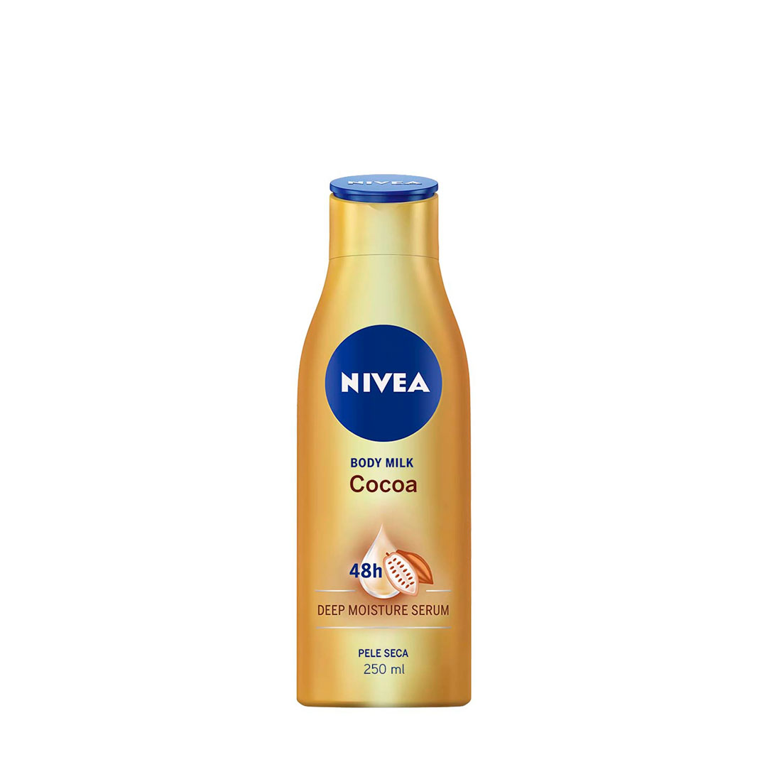 Nivea leite corporal cocoa