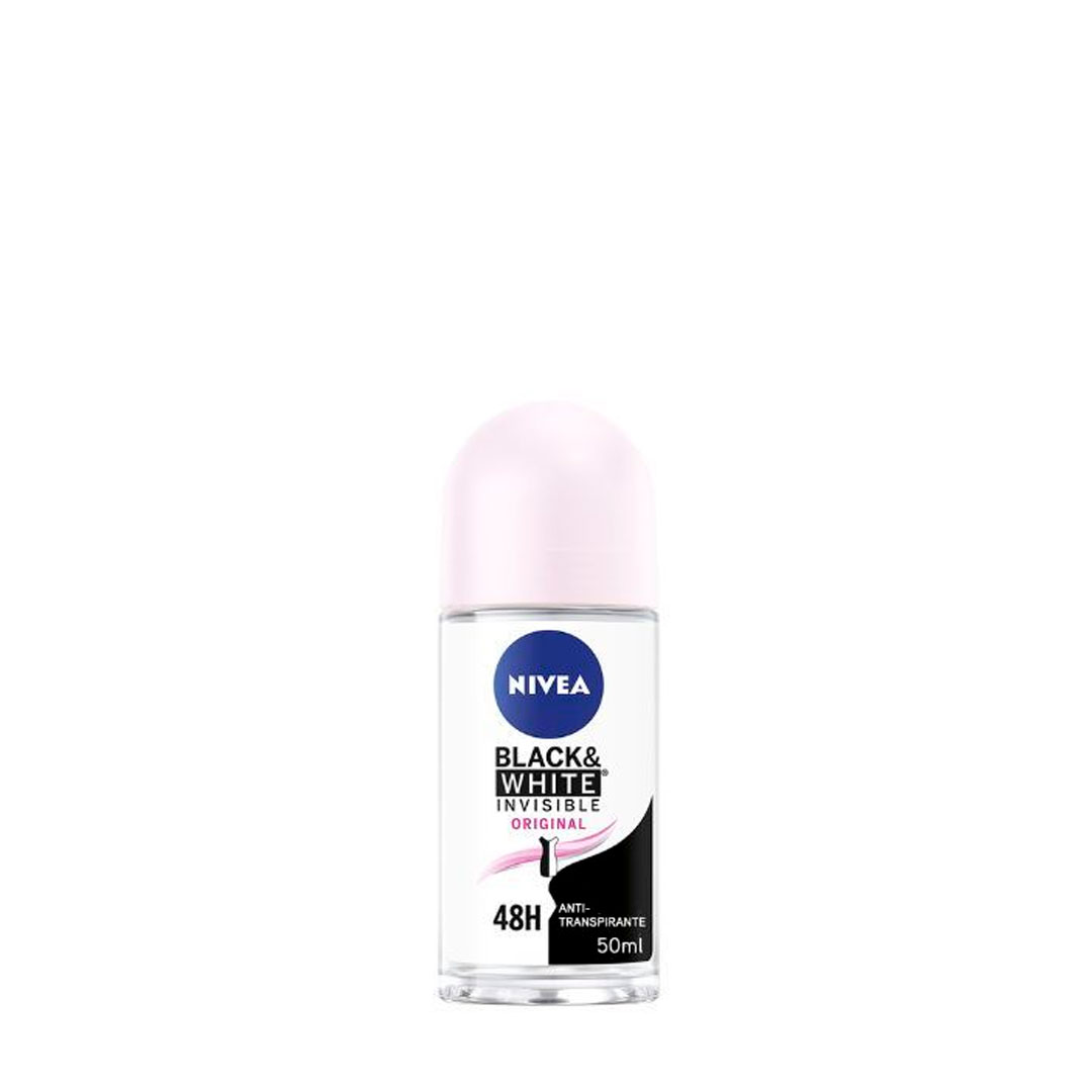 Nivea Men Roll-on desodorizante invisible black e white