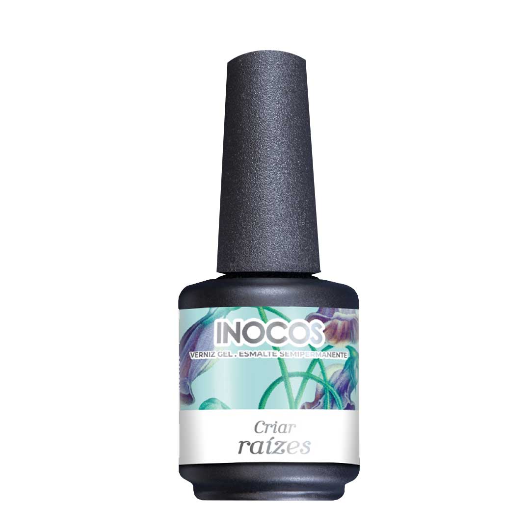 Inocos verniz gel Rose Garden FL5 criar raizes esmeralda pastel