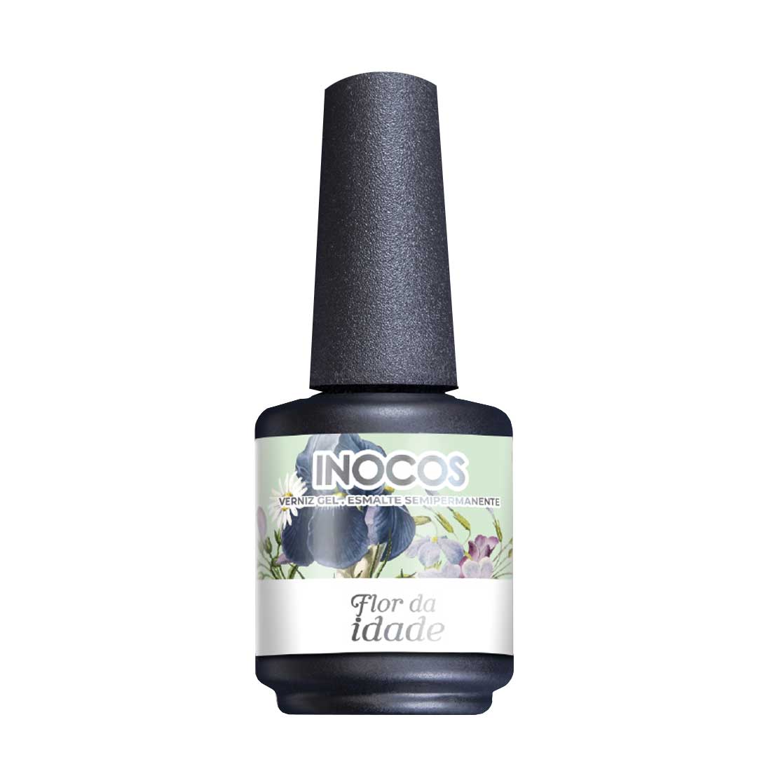 Inocos esmalte gel Rose Garden FL6 flor da idade lima pastel