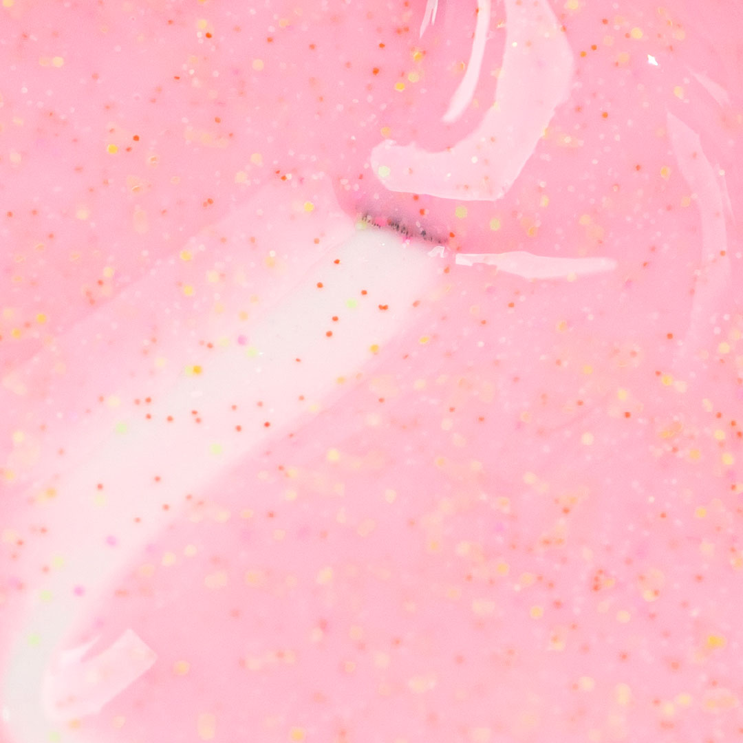 Inocos efeito lollipop LP2 rosa glitter colorido