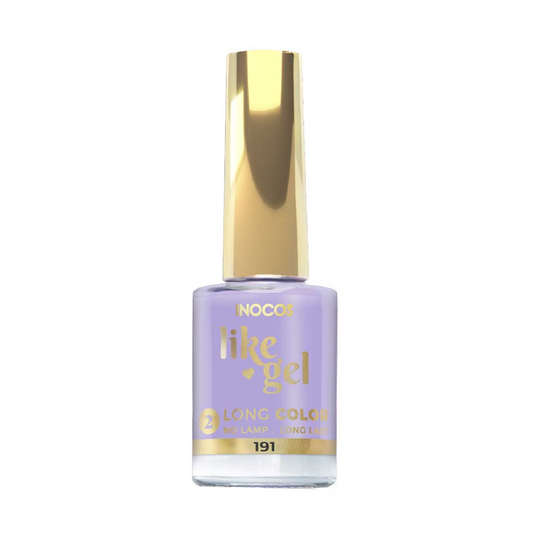 Inocos Like Gel verniz de unhas efeito gel 191 ametista pastel