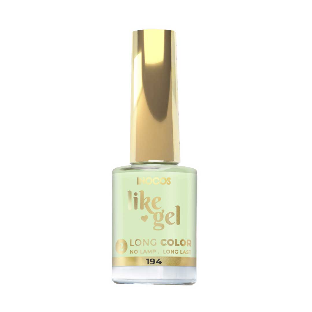 Inocos Like Gel verniz de unhas efeito gel 194 lima pastel