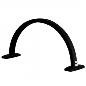 Lookimport candeeiro de mesa meia lua preto premium