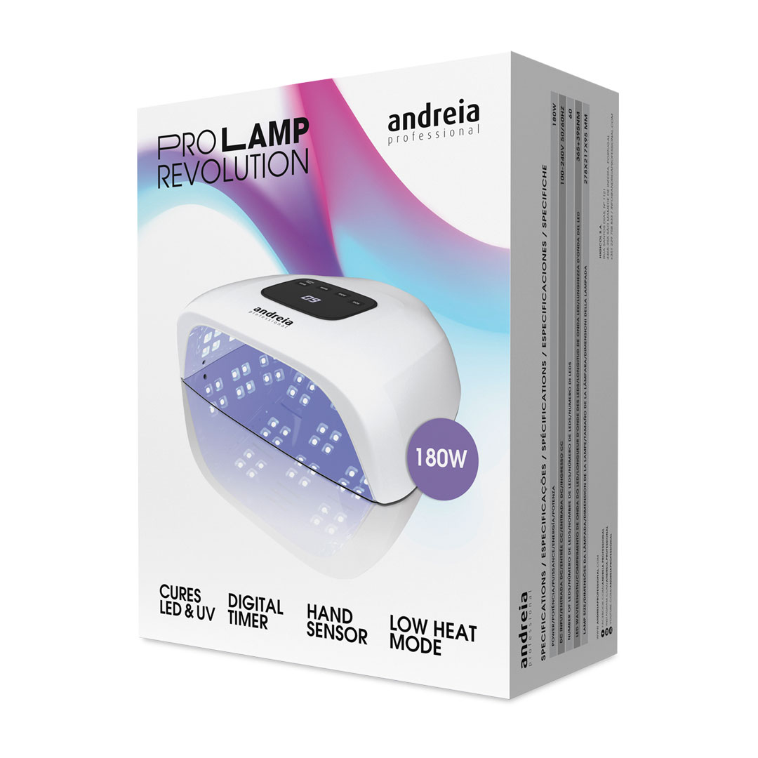 Andreia Pro Lamp Revolution catalisador LED/UV 180W para unhas de gel