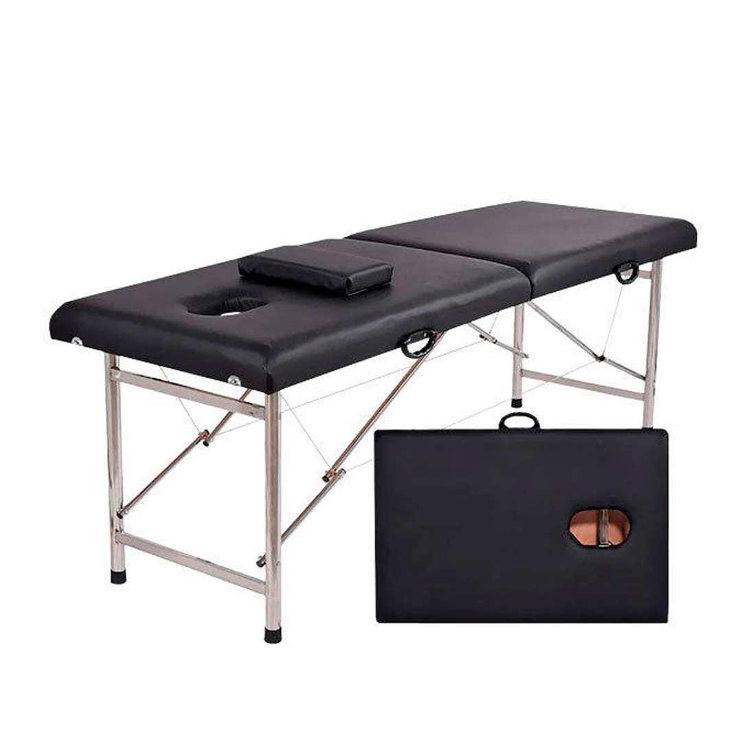 Black portable table