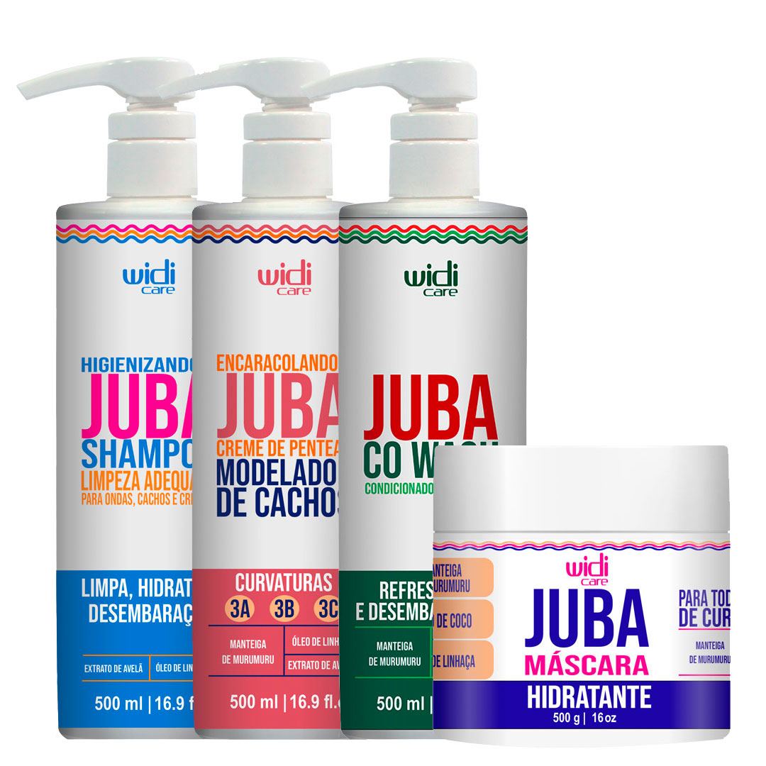 Widi Care Juba encaracolando a juba kit