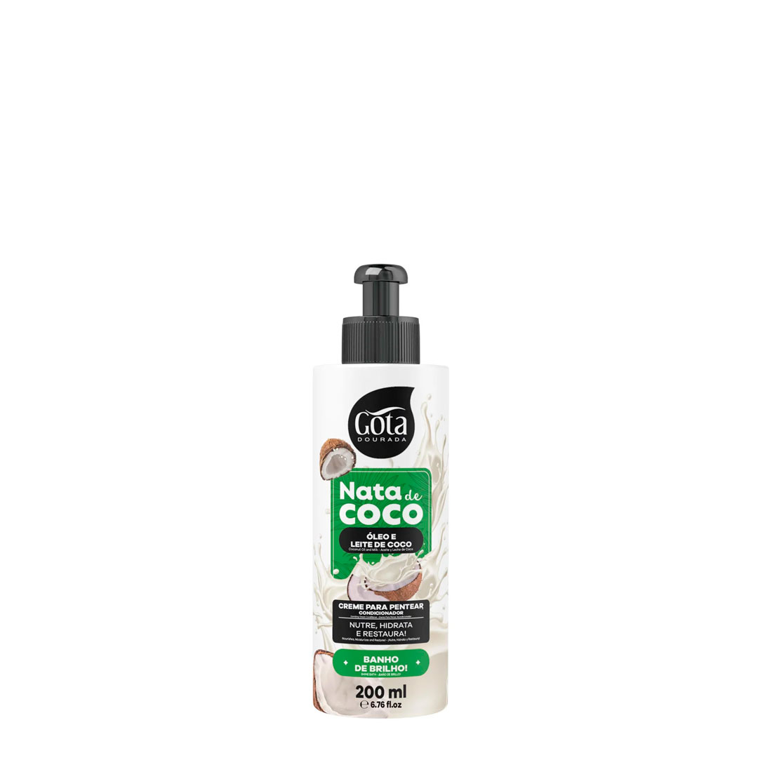 Gota Dourada Nata de Coco crema de peinar