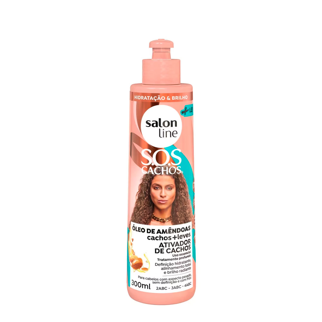 Salon Line SOS Cachos +Leves activador de rizos con aceite de almendras