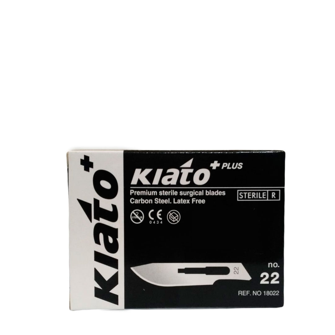 Kiato Plus hojas de bisturí caja 100 unidades nº 22