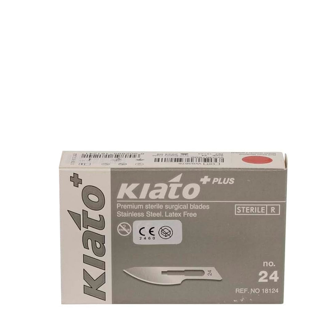 Kiato Plus lames de scalpel boîte 100 unités nº 24