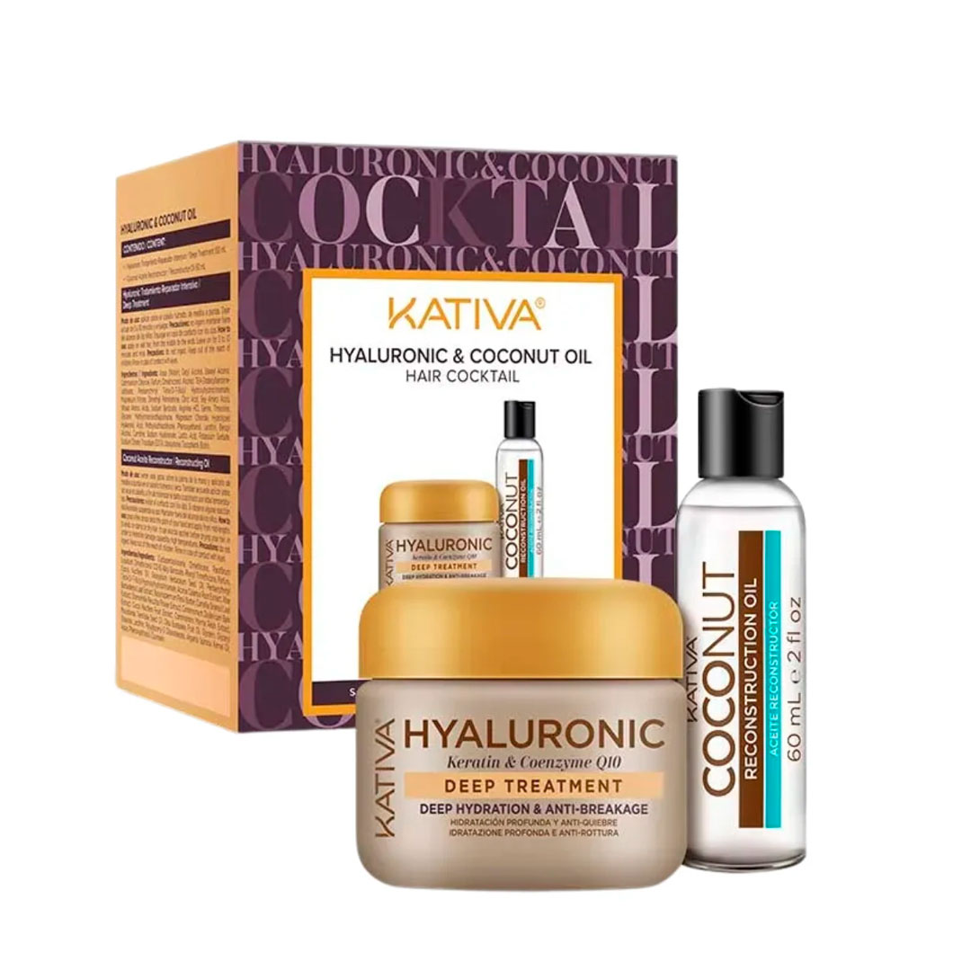 Kativa kit cocktail hyaluronic et coconut oil