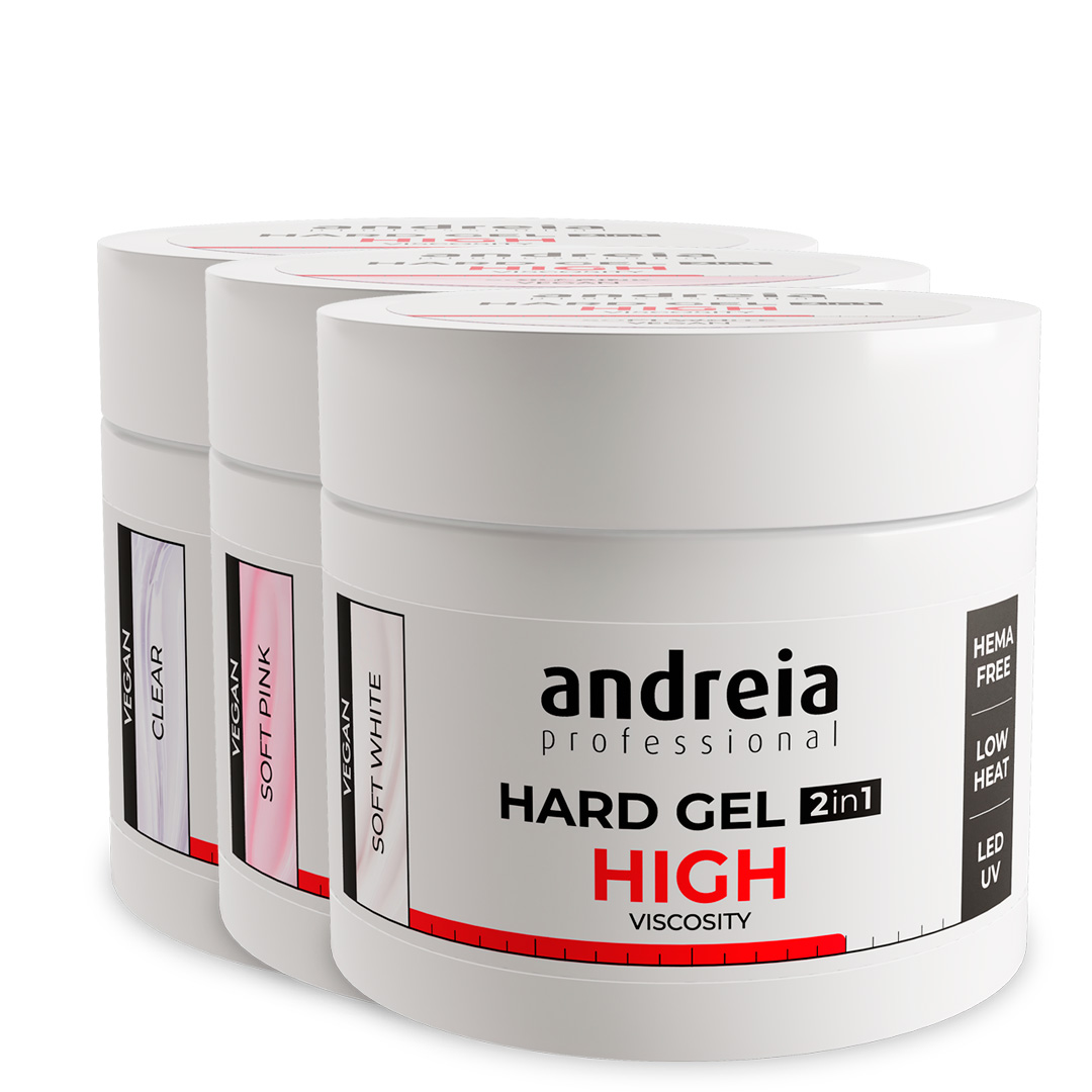 Andreia Hard high viscosity nail building gel kit