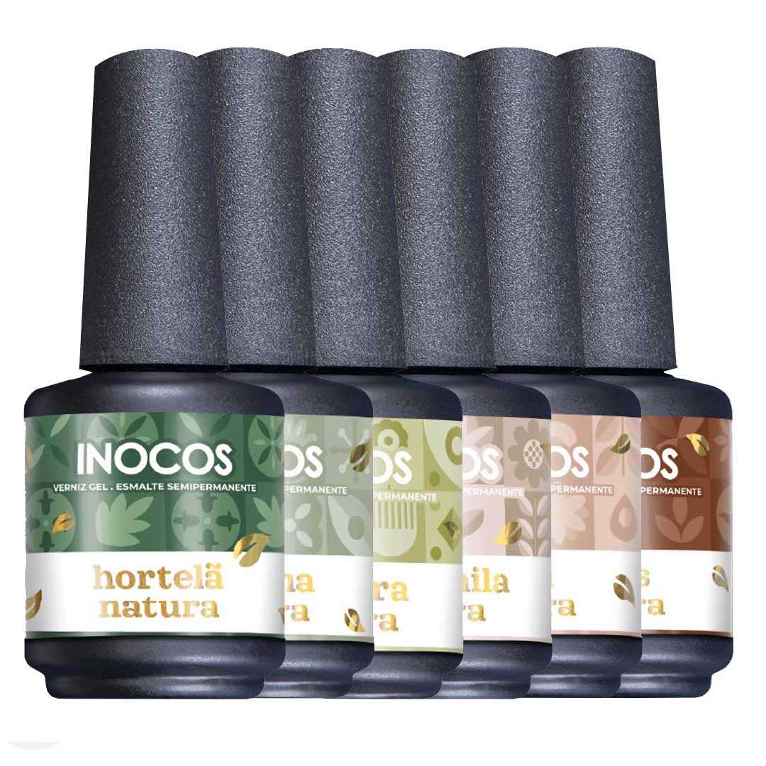 Inocos verniz gel coleção Natura Lovers Tea Edition