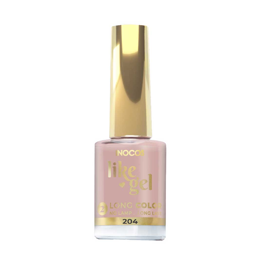 Inocos Like Gel esmalte de uñas efecto gel natura lovers t.e. beige leche 204