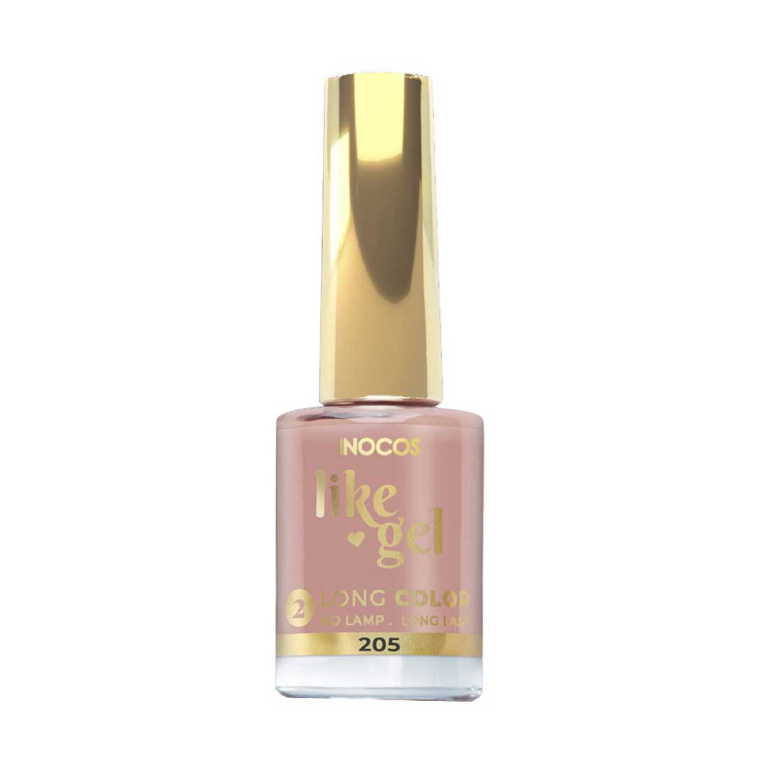 Inocos Like Gel esmalte de uñas efecto gel natura lovers t.e. crema nude 205
