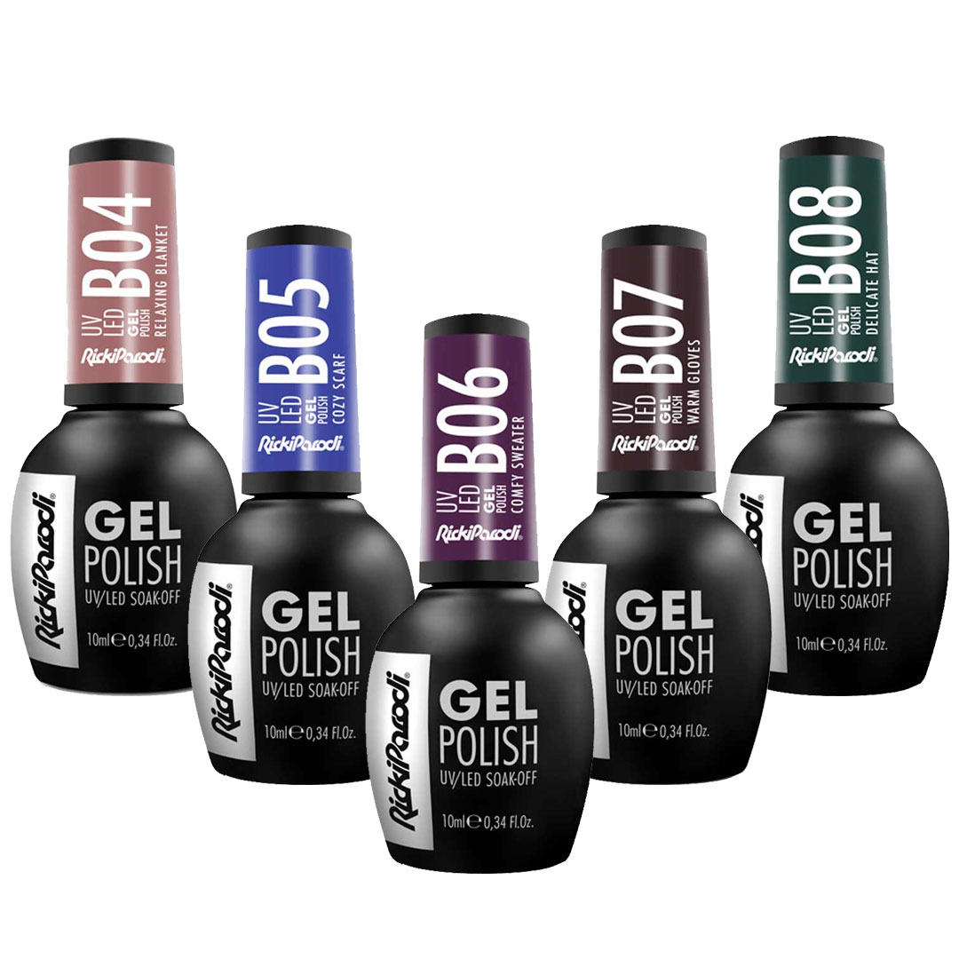 Rickiparodi verniz de unhas de gel coleção Winter Clothing