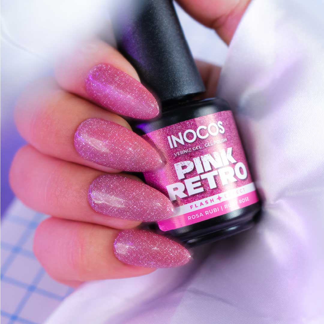 Inocos verniz gel Flash Back 80s pink retro FB4