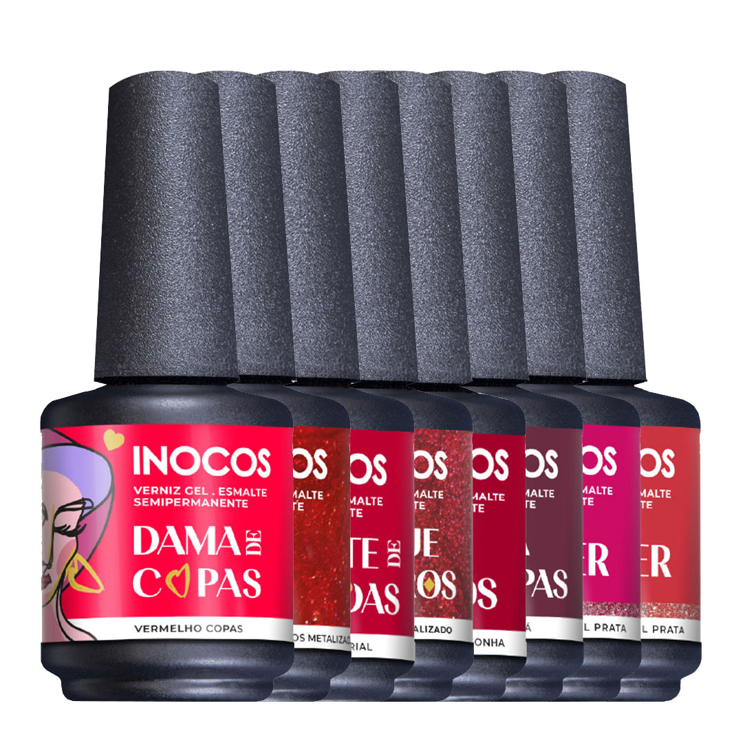 Inocos verniz gel coleção Dama de Copas